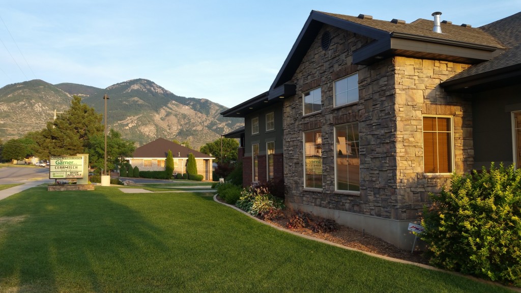 front of clinic, evening