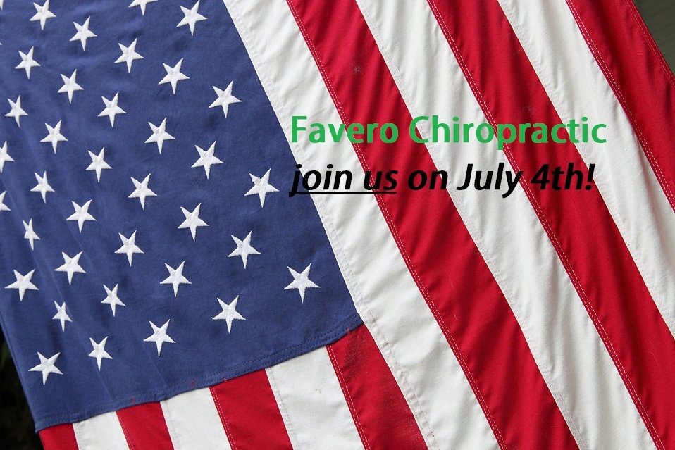 Chiropractic special offer on July 4th, North Ogden