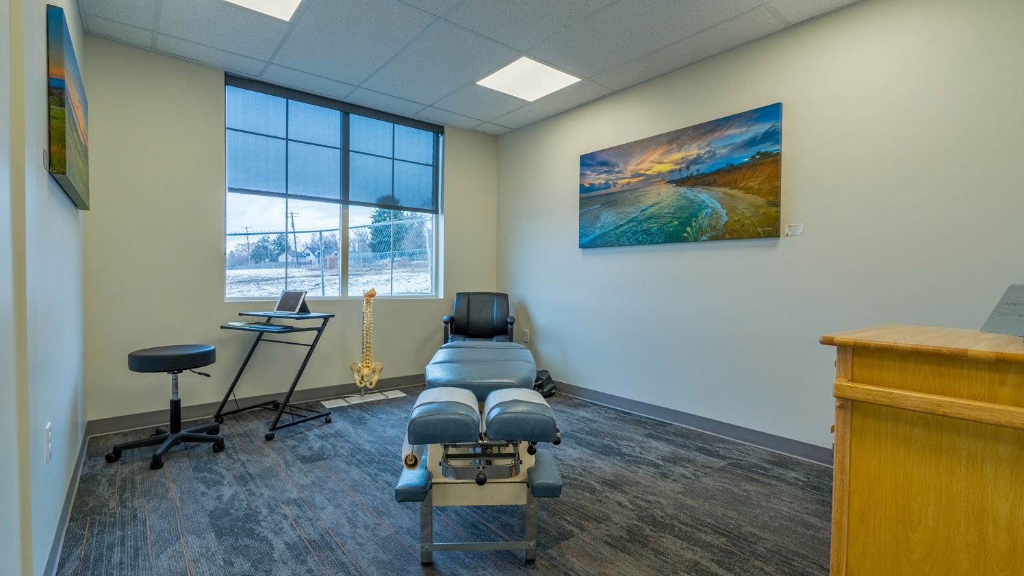 Exam Room at Favero Chiropractic