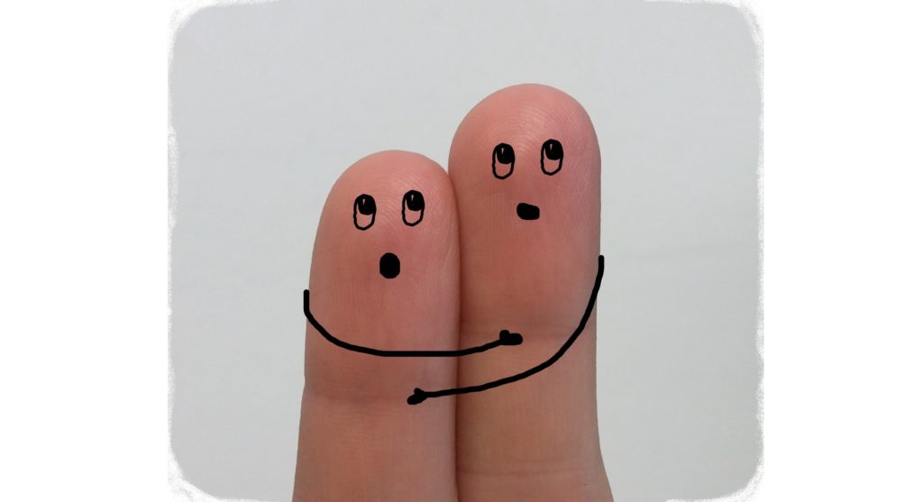 fingers scared, cute, repetitive movments