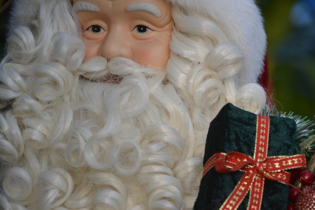 santa closeup