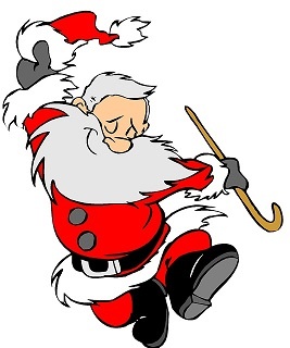 santa dancing 50 percent